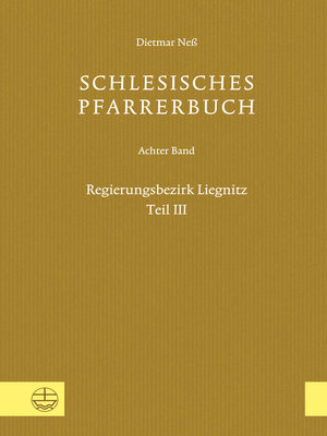 cover image of Schlesisches Pfarrerbuch